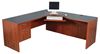 Picture of 60" L Shape Curve Office Desk Workstation with Filing Pedestal