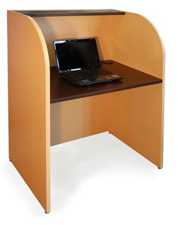 Picture of 24" x 36" Telemarketing Training Study Carrel