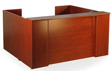 Picture of U Shape Reception Office Desk Workstation with Filing Pedestals