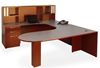 Picture of 72" D Top U Shape Office Desk Workstation with Overhead Storage