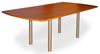 Picture of 36" x 60" Boat Shape Conference Meeting Table with 4 Legs