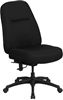 Picture of 400 LB. CAPACITY HIGH BACK BIG & TALL BLACK FABRIC OFFICE CHAIR WITH EXTRA WIDE SEAT
