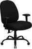 Picture of  400 LB. CAPACITY BIG AND TALL BLACK FABRIC OFFICE CHAIR WITH ARMS AND EXTRA WIDE SEAT
