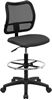 Picture of MID-BACK MESH DRAFTING STOOL WITH GRAY FABRIC SEAT