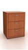 Picture of 300 Series 3 Drawer Bedside Storage Cabinet