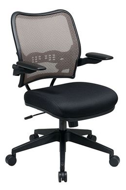 Picture of Deluxe Latte AirGrid® Back Chair with Black Mesh Seat