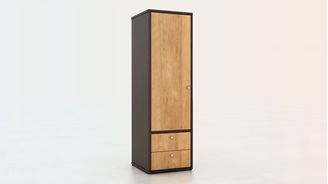 Picture of 200 + Series Healthcare Single Door Wardrobe  with Drawer Storage