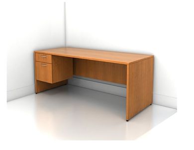 Picture of 72" Single Pedestal Credenza Desk 