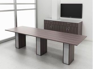 Picture of 48" x 120" Conference Table with Storage Credenza