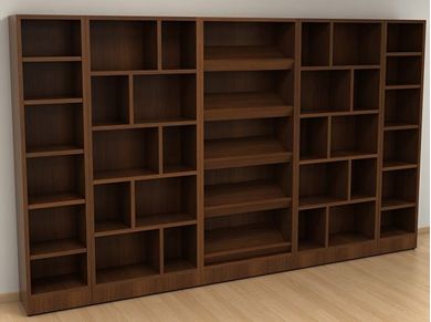 Picture of Custom Open Bookcase Display Storage