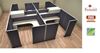 Picture of Cluster of 4 Person 8' x 8' Cubicle Desk Workstation