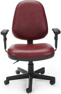 Picture of Straton Series Anti-Microbial/Anti-Bacterial Vinyl Task Chair with Arms