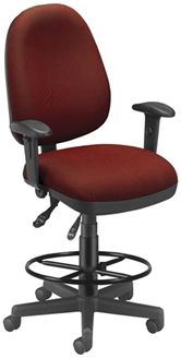 Picture of Computer Task Chair with Drafting Kit