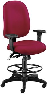 Picture of Ergonomic Task Chair with Drafting Kit