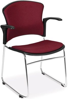 Picture of Multi-Use Stack Chair with Fabric Seat & Back with Arms