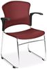 Picture of Multi-Use Stack Chair with Plastic Seat & Back with Arms