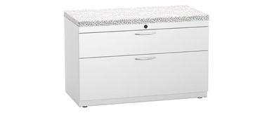 Picture of Trace Metal 30" 2 Drawer Box/File Lateral Storage with Cushion Top