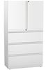 Picture of Trace Metal 30"W Combo Lateral File and Storage Cabinet with Drawers and Doors