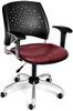 Picture of Stars Swivel Vinyl Chair with Arms