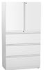 Picture of Trace Metal 30"W Combo Lateral File and Storage Cabinet with Drawers and Doors