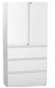 Picture of Trace Metal 42"W Combo Lateral File and Storage Cabinet with Drawers and Doors