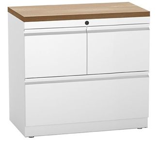 Picture of Trace Metal 30"W Freestanding Multidrawer File Center with Laminate Top