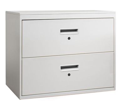 Picture of Metal Recessed 2 Drawer 30" Lateral File Cabinet
