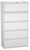 Picture of Metal Recessed 5 Drawer 30" Lateral File Cabinet