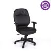 Picture of Stimulus Series Leatherette Executive Mid-Back Chair with Adjustable Arms