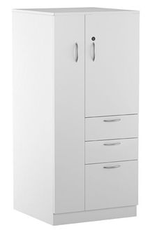 Picture of Trace Metal Combo Wardrobe Tower Storage Cabinet