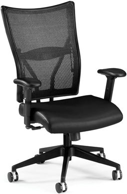 Picture of Talisto Series Executive Mid-Back Leather & Mesh Chair