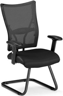 Picture of Talisto Series Executive Mid-Back Leather & Mesh Guest Chair