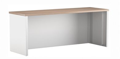 Picture of 24" x 48" Metal Desk Shell with Full Modesty