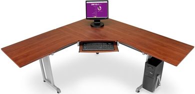 Picture of L-Shapped Workstation 72" x 72" with 24" D Top