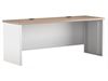 Picture of 24" x 72" Metal Desk Shell with Partial Modesty