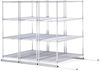 Picture of X5 Lite - 3 4-Shelf Units, 48" x 24", Tracks Included