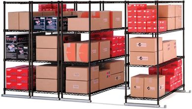 Picture of X5 Lite - 4 4-Shelf Units, 48" x 18", Tracks Included