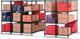 Picture of X5 Lite - 5 4-Shelf Units, 48" x 24", Tracks Included
