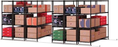 Picture of X5 Lite - 6 4-Shelf Units, 36" x 18", Tracks Included