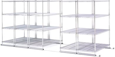Picture of X5 Preconfigured Kit-5 Units, 4 Shelves Each, 18" x 48" with Tracks Included
