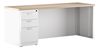 Picture of 24" x 48" Metal Desk Shell with Full Modesty with Filing Pedesal