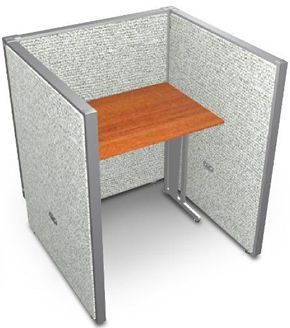 Picture of 36" Straight Cubicle Desk Workstation