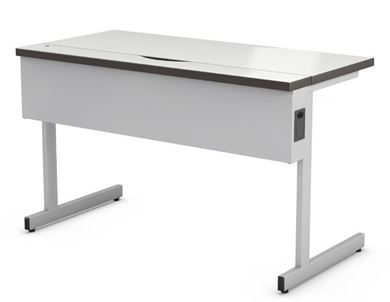 Picture of Abco New Medley 24" x 36" Training Table with Secure Wire Management Tray