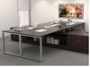 Picture of 4 Person Bench Seating Teaming Desk Workstation wtih Credenza Storage