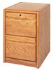Picture of Contemporary Veneer 2 Drawer Vertical File Cabinet