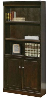 Picture of Traditional 72"H Five Shelf Bookcase with Lower Doors