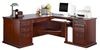 Picture of Transitional Veneer L Shape Office Desk Workstation, Right Handed