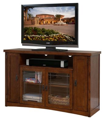 Picture of Transitional 36"H TV Console Storage Cabinet