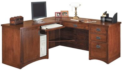 Picture of Transitional L Shape Office Desk Workstation
