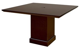 Picture of Rich Veneer 48" Square Expandable Conference Table